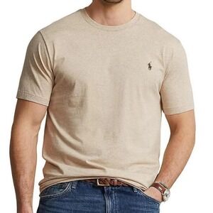 MENS RALPH LAUREN POLO S/S T-SHIRT~4XL TALL~DUNE TAN~NWT‎